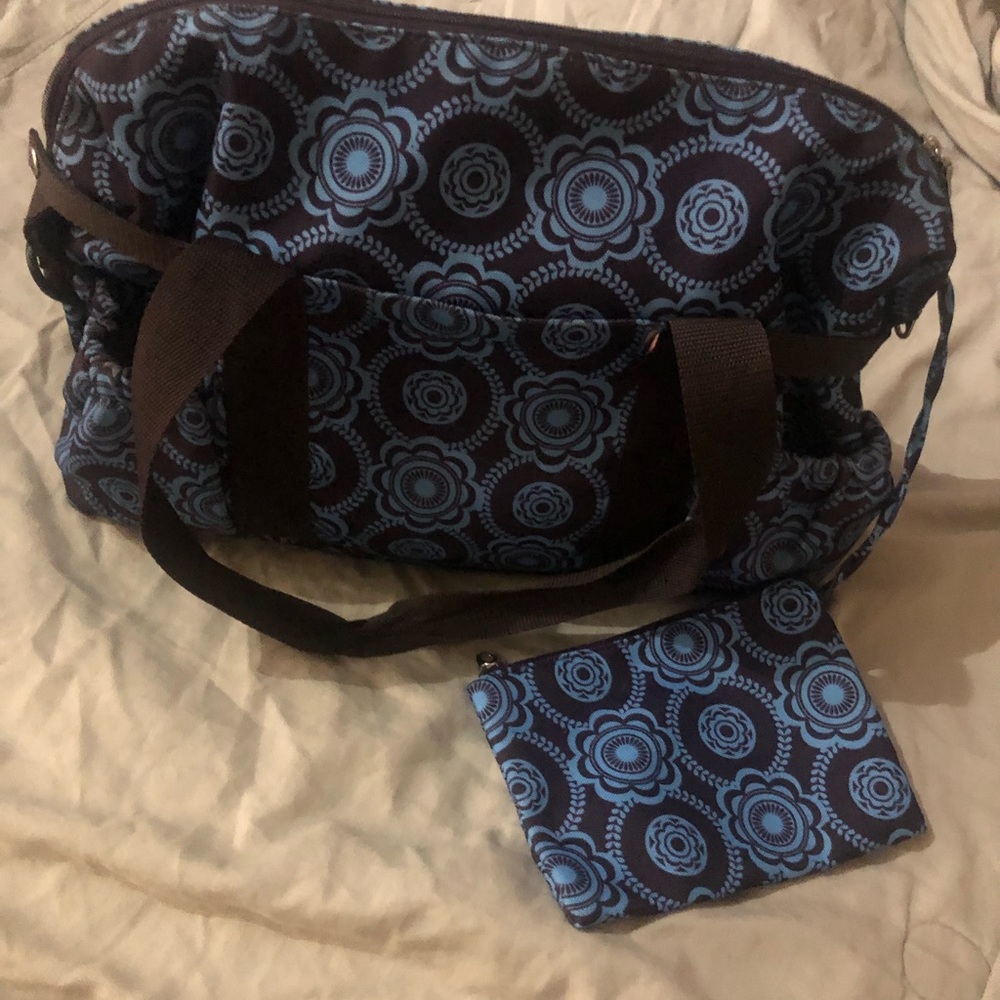 Blue baby bag